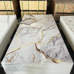 Flexible Marble Alternative SPC Composite <b>Wall</b> <b>Panel</b> & <b>Board</b> / PVC Plastic UV Coating Marble Sheet - Product Image 1