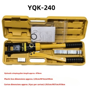 Usine en gros YQK-70/120/240/300 outils hydrauliques manuels <span class=keywords><strong>pince</strong></span> <span class=keywords><strong>à</strong></span> <span class=keywords><strong>sertir</strong></span> le nez en acier pour le sertissage des bornes en <span class=keywords><strong>cuivre</strong></span> et aluminium - Product Image 4