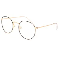 2022 nuovi occhiali da vista ovali rotondi Anti luce blu Computer uomini moda occhiali classici in metallo per le donne