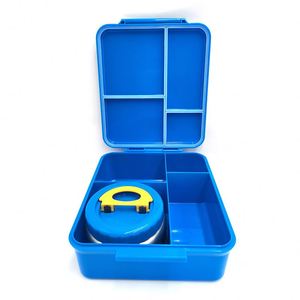 SKIEXOAD Bento <b>Box</b> for Kids - Insulated <b>Lunch</b> <b>Box</b> With 8oz Thermos Food Jar Leak-proof <b>Lunch</b> Containers With 4-<b>compartment</b> and - Product Image 3