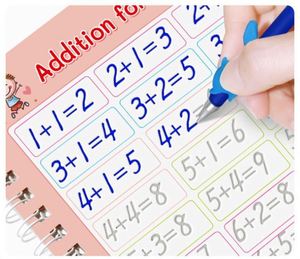 Custom Language Reusable Auto-Fade Calligraphy Book, Grooved Handwriting Tracing Exercise Copybook for Learning - Product Image 2
