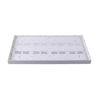 Panneau LED d'intérieur personnalisable monté en surface rectangulaire 50W 60W Panneau lumineux pour bureau