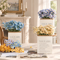 Bouquet de fleurs artificielles, camomille et marguerite, pour décoration intérieure et arrangement de scènes, produit phare