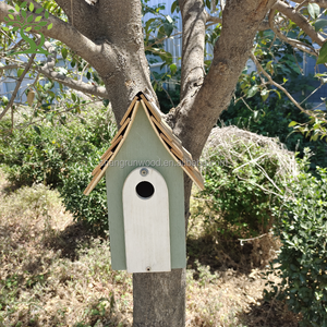 Venta al por mayor Nido de Pájaro de madera natural y casa de pato de Vida Silvestre casa de madera maciza para mascotas venta caliente Nido de Pájaro duradero para mascotas - Product Image 2