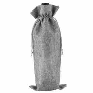 Nouveaux produits en gros pour la fête de Noël : Sacs à vin et champagne écologiques personnalisés à prix abordable pour bouteille unique - Product Image 4