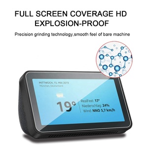 <span class=keywords><strong>La</strong></span> más nueva venta caliente productos para Amazon Echo mostrar 5 Protector de pantalla Anti arañazos de cristal templado de - Product Image 4