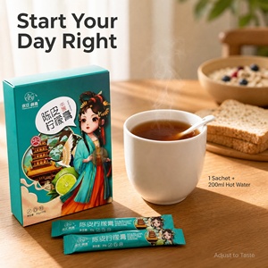 Pâte |   Soin apaisant pour la gorge, remè<span class=keywords><strong>de</strong></span> naturel, élixir à base <span class=keywords><strong>de</strong></span> <span class=keywords><strong>plantes</strong></span>, 30g, stick portable, pâte <span class=keywords><strong>de</strong></span> citron chinois Chenpi - Product Image 4