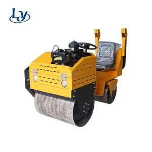 China New Manual Fully Hydraulic Road Roller Diesel Engine Double Steel Wheel Asphalt Roller