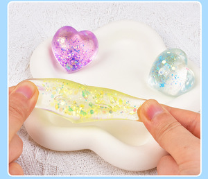 Jouets anti-stress à presser très demandés, nouveautés, jouets sensoriels, balles anti-stress, jouets à presser en forme de glaçon colorés - Product Image 5