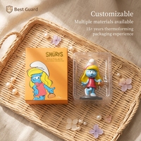 Emballage en blister personnalisé, blister en plastique PET transparent pour mini-voiture miniature, boîte de présentation pour la vente au détail