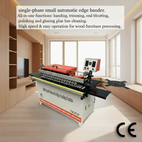 Machine de chantournage automatique mini haute vitesse 220V/110V pour bois/PVC, avec fonctions de coupe d'angle, de collage et de polissage