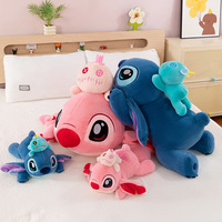 Boneka Stitch Ukuran Besar Gaya Pesta, Boneka Stitch Emas Kecil, Mainan Boneka Stitch, Bantal, Hadiah Bayi Antarbintang