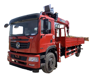 رافعة شاحنة بذراع 3-5 أقسام، 6×4، سعة تحميل 6-12 طن، دوران 360 درجة، ناقل حركة هيدروليكي بالكامل، 7.5 متر - Product Image 1