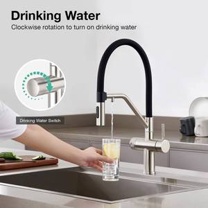 Stainless Steel Filter in 1 Sparkling with Drinking Water 3 Way Kitchen Faucet Mixer Tap - Product Image 2
