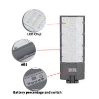 Farola Solar LED Todo en Uno de 300W, ABS IP65 OUTLUX TG007 con Sensor de Movimiento y Control Remoto para Carreteras, Pueblos, Jardines y Exteriores
