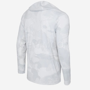 Sweat à capuche de pêche en polyester à séchage rapide, personnalisable, impression par sublimation de haute qualité, UPF 50+, chemise de pêche - Product Image 3