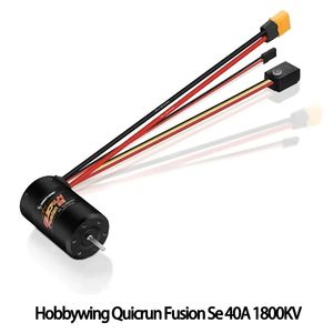 Combo moteur ESC 2 en <span class=keywords><strong>1</strong></span> <span class=keywords><strong>Hobbywing</strong></span> Quicrun Fusion SE 1800KV 40A IP67 étanche, entraînement FOC, compatible avec les véhicules RC Crawler <span class=keywords><strong>1</strong></span>/<span class=keywords><strong>10</strong></span>, pièces de bricolage - Product Image 1