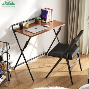 Wayon Portable <strong>Foldable</strong> Writing <strong>Desk</strong> Compact Laptop <strong>Table</strong> for Small Spaces Minimalist Home Workstation - Product Image 1