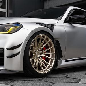 Rines de Aluminio Forjado, Mecanizado CNC, Ajuste Personalizado, 15-22 Pulgadas, CF4, 5x100, 5x108, 5x112, 5x114.3, 5x115, 5x120, Volkswagen <span class=keywords><strong>Golf</strong></span> - Product Image 4