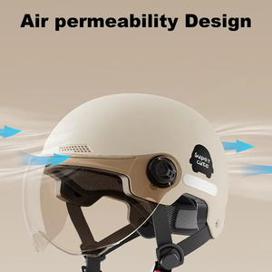 Casco de motocicleta/<span class=keywords><strong>Bicicleta</strong></span> Infantil ABS de media cara nuevo al por mayor con certificación DOT y ajustador - Product Image 3