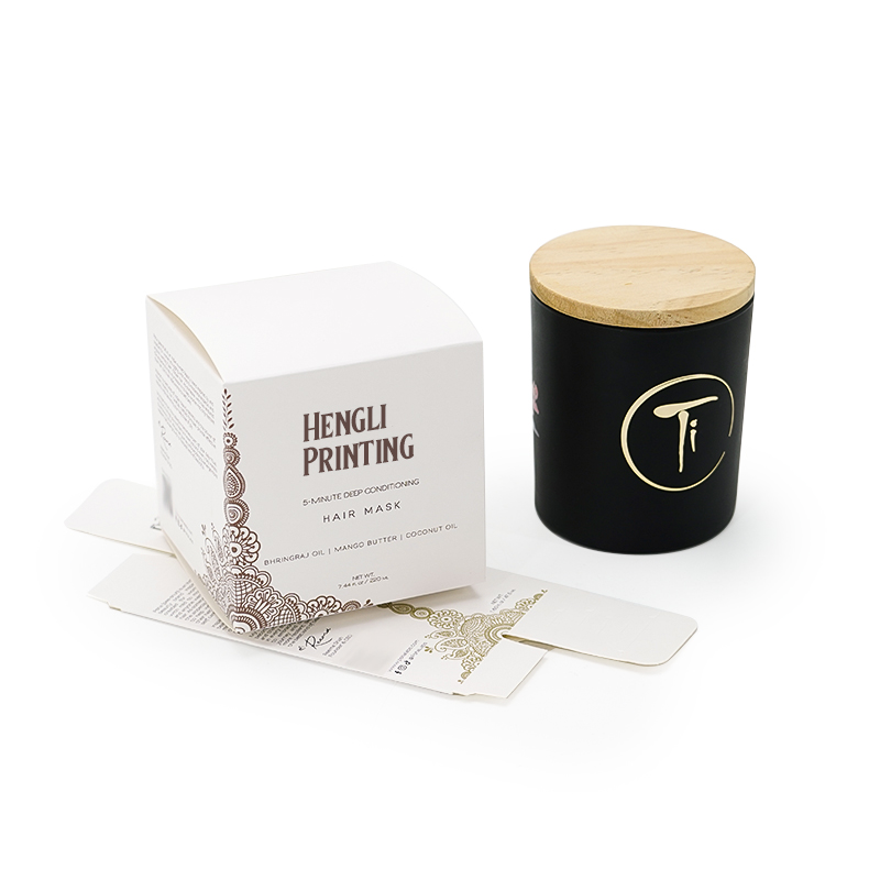 Wholesale Custom Scented Candle Logo Paper Box Packaging Printing Cheap Factory Price Design for Small Businesses Vinyl Pizza