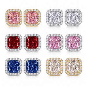 Orecchini a perno quadrati da donna, design geometrico semplice, accessori per l'orecchio da indossare tutti i giorni - Product Image 1