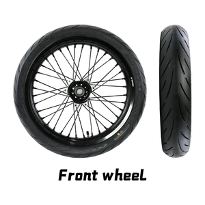 Kit de roues Supermoto 17'' en aluminium CNC pour Sur-Ron Ultra Bee, pneus de route slick, haute performance, <span class=keywords><strong>conversion</strong></span> complète pour vélo électrique - Product Image 2