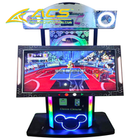 Machine de jeu d'arcade sportive interactive ACS avec affichage de mouvement, construction métallique, prise en charge japonaise/espagnole pour usage commercial en intérieur
