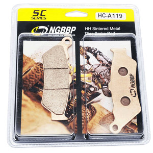 Pastiglie Freno Sinterizzate NGBBP Hot Sale Golden Front Wheel per <span class=keywords><strong>Moto</strong></span> <span class=keywords><strong>Aprilia</strong></span> SETV 1000 Caponord Benelli TRK 502 Pegaso <span class=keywords><strong>650</strong></span> Trial - Product Image 1