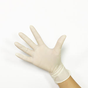 Gants jetables en latex pur, personnalisés en usine OEM, épaisseur 5 MIL, sans poudre, imperméables, pour écran tactile, usage unique, non stériles - Product Image 2
