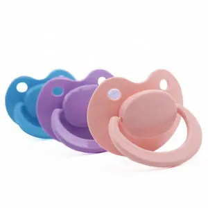 Wholesale custom bpa free bulk diy decorated lovely latex silicone adult baby pacifier
