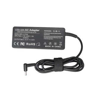 Adaptor ac laptop 90w dan pengisi daya mobil universal, suku cadang pengisi daya laptop 3 dalam 1 untuk notebook acer asus dell