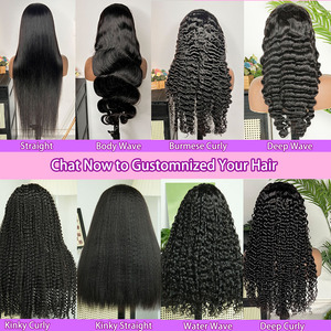 Perruques Lace Front sans colle en cheveux humains vierges vietnamiens bruts, alignés sur les cuticules, bouclés profondément, densité 200, <span class=keywords><strong>pour</strong></span> femmes noires, vente en gros - Product Image 6