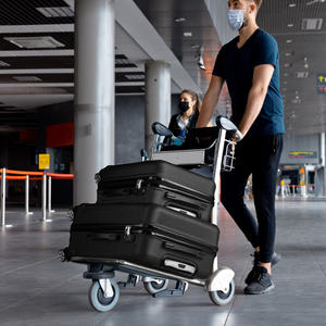 Ensemble de bagages rigides légers Db, 2 pièces, matériau ABS, serrure TSA, 4 roues pivotantes, valise de voyage, valise à roulettes - Product Image 4