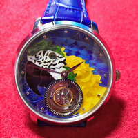 Cadrans de montre en émail personnalisés de luxe, 35 mm, 28,5 mm, cadran en émail vierge NH35, pièces de montre en fil de fer à haute température, fabricant de pièces de montre