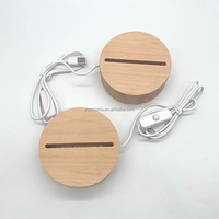 Veilleuse LED 3D moderne pour l'ambiance de la chambre, cadeau pour la fête des mères, la fête des pères, la Saint-Valentin, tailles moyennes