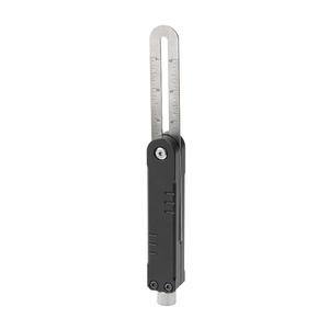 Équerre d'angle réglable en acier inoxydable avec rapporteur d'angle coulissant, outil de mesure et de marquage pour le travail du bois - Product Image 6