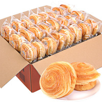 Pain moelleux à la crème de beurre, nourriture saine pour le petit-déjeuner, emballage chinois, blé, sucré, Guangdong, Chine, nourriture instantanée, saveur d'œuf, Yixin