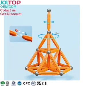批发OEM ODM工厂供应商CPC蒙特梭利教育玩具儿童棒和球套磁性建筑棒