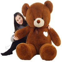 Grand ours en peluche Panda avec rembourrage en coton PP, cadeau de la Saint-Valentin pour bébés