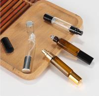 Flacon de parfum double tête 10 ml en gros, vaporisateur et roll-on 2-en-1, flacon en verre à bille pour sous-conditionnement, échantillon gratuit