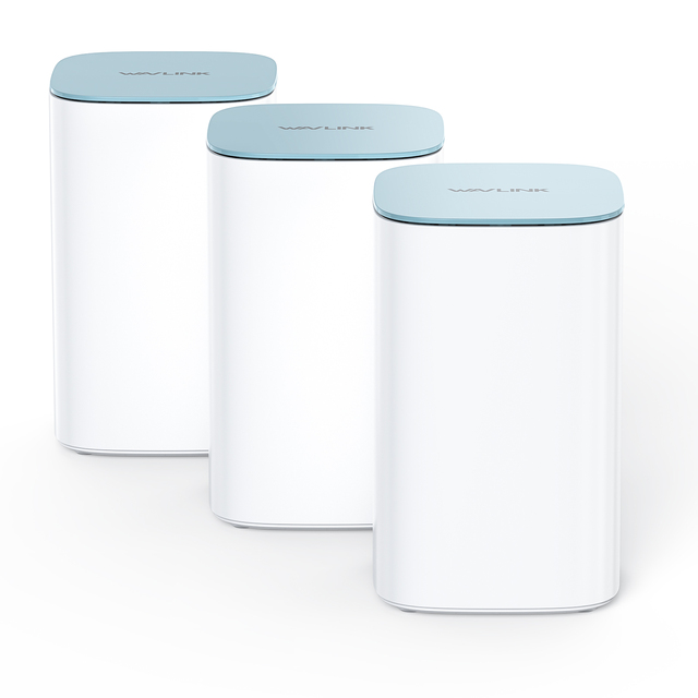 Wavlink AX3000 Dual Band Mesh WiFi6 Router HALO Pulse X3 Home Mesh System with Firewall VPN and QoS 3 Pack New Product