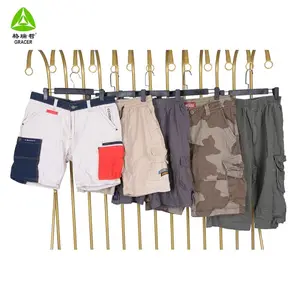 Used clothing export supplier Men short pants wholesale used clothes in bulk vintage secondhand clothes