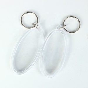 Design moderno stampa personalizzata acrilico bianco <span class=keywords><strong>portachiavi</strong></span> souvenir - Product Image 5