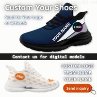 Fabricante Directo, Zapatos Deportivos Casuales de Malla para Hombre, Personalizables, para Caminar y Correr, con Servicios de Personalización Completa