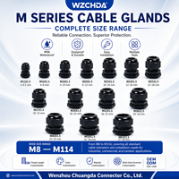 Prensaestopas de nailon M27 IP68 a prueba de agua y polvo para cables de 18-21 mm, duradero, para uso industrial de alto/bajo voltaje, compatible con OEM