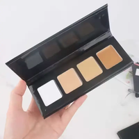 Cosmétiques Maquillage Naturel Étanche Couverture Complète Fond de Teint Crème Contour Palette Vegan Private Label Brow Concealer Palette