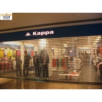 Mode clair PC Transparent Polycarbonate moteur automatique facile à ouvrir cristal panneau en plastique sécurité volet roulant porte pour magasin