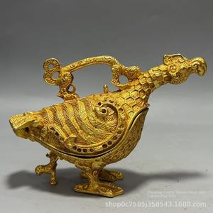 นก <span class=keywords><strong>Zhao</strong></span> <span class=keywords><strong>Qing</strong></span> โบราณสังกะสีสลักสีบรอนซ์3D Shanxi ฤดูใบไม้ผลิฤดูใบไม้ร่วงพิพิธภัณฑ์ไวน์ Hou miggravatory เครื่องประดับธุรกิจ Guangdong - Product Image 2