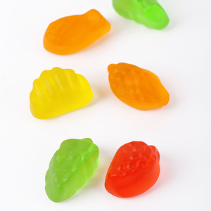 도매 맞춤형 혼합 과일 모델링 대량 할랄 사탕 젤리 구미 캔디 모듬 과일 새콤달콤한 맛 구미 - Product Image 3
